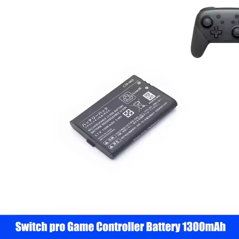 Battery For Nintendo Nintendo Switch Pro Controller Lipo Battery Pack 3.7V 1300mAh Lithium Ion Batte
