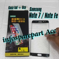 kaca lcd samsung galaxy note Fe