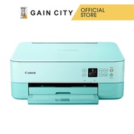 Canon Pixma Inkjet Printer Ts5370a Green | 13/6.8 Ipm | Wifi | Print | Scan | Copy | Duplex Print