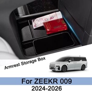 Armrest Box Storage Box For ZEEKR 009 2024-2026 Center Console Storage Box ZEEKR 009 Car Accessories