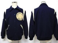 【古物箱~霹靂膠囊】CHUO SPORTS KANDA TOKYO日本國內品牌羊毛真皮棒球外套(二手.古著.老件.vintage)