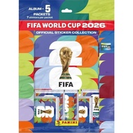 READY Panini FIFA World Cup 2026 Sticker Collection (Album + 5 Packets (7 Stickers per Package)) Ori