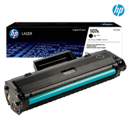 ผงหมึก ดำ HP 107A (W1107A) ตลับหมึกโทนเนอร์ HP 107A (W1107A) หมึกสีดำ ผงหมึกแท้คุณภาพสูงจาก HP