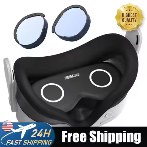 For Meta Quest 3S Anti-Blue Light Lenses Anti-fogging Anti-Scratch Ring Lenses for Meta Quest 3S VR 