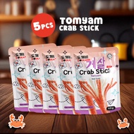 DOKKAEBI Halal Crab Stick Korean Spicy Crab Stick Bite Ready to Eat Tomyam Crab Stick Makanan Segera