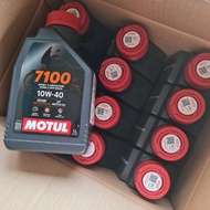 (ฉลากใหม่)น้ำมันเครื่องMotul7100 ยกลัง10W-40 มอเตอร์ไซค์ น้ํามัน เครื่อง