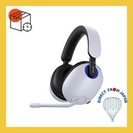 Sony Gaming Headset INZONE H9: WH-G900N: Microphone sound quality improvement software update in progress/bluetooth/Noise canceling/Surround sound/Low latency/Long-lasting comfort/Boom microphone included/Perfect for PlayStation5 PS5 White