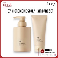 1O7 Hair & Scalp Microbiome Shampoo 380ml / Treatment 180ml | 107 Shampoo, ONEOSEVEN Treatment