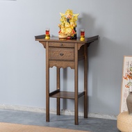 H-Y/ God of Wealth Altar Household Incense Desk Bodhisattva Avalokitesvara Cabinet Buddha Niche Modern Minimalist Table