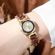 Women Vintage Fashion Braided Rope Bracelet Watch Quartz Watch