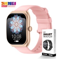 SKMEI 2.01 "หน้าจอแบบโค้งโค้งสมาร์ทวอท์ช HD กันน้ำต้นฉบับสำหรับฟิตเนสอัตราการเต้นของหัวใจนาฬิกาออกซิ