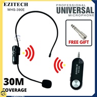 EZITECH WHS-390E Wireless Microphone Headset, UHF Wireless Mic Headset and Handheld 2 in 1