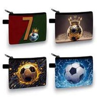 Cool Coin Purse, Football'Style, Zero Wallet In Colourful,Festive Football Printed Zero Wallet - Cas