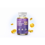 Multi Collagen 5X Premium 30 Kapsul Original Herba Tradisional Malaysia | Kolagen Kulit & Sendi