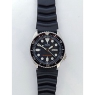 Original Pre-owned Seiko Classic Black Dialed Automatic Diver's Watch