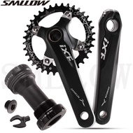 IXF Hollow Integrated Crank with 32 34 36T Chainring Round/Oval Chainring Positive Negative Chainrin
