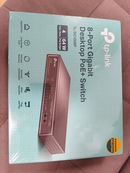 TP-Link 8-Port Gigabit PoE+ 網絡交換器