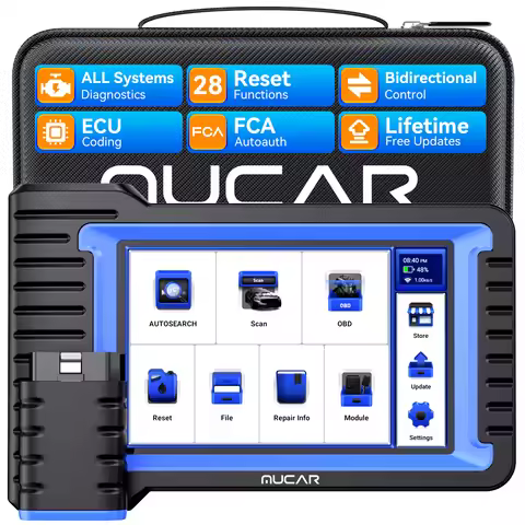 Lifetime Free Update MUCAR VO7S/VO7 OBD2 Diagnostic Tool CANFD Read All System obd 2 Scanner ECU Cod