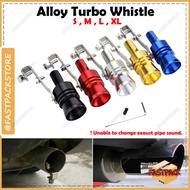 Aluminium Alloy Turbo Sound Whistle Effect Car Motor Exhaust Pipe Muffler Blow Off Tuning Styling 哨子排气管发声器 🔊 - S/M/L/XL
