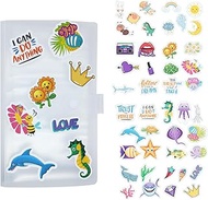 Card Holder for Yoto Mini Player - 120 Cards Case Clear Plastic, Kids Cute Sticker Make your Own Car