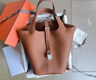 [NEW] Hermes Picotin 18 Gold 金色銀扣