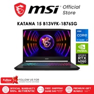 MSI Laptop Katana 15 B13VFK-1876SG Gaming Laptop / Intel i7-13620H / RTX 4060 / 15.6" QHD IPS 165Hz