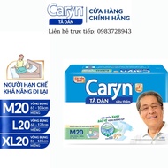 Caryn Adult Diapers Full size Stickers M20 / ML20 / XL20 Pieces, Super Waterproof Elderly Diapers 4-Way Overflow For The Elderly