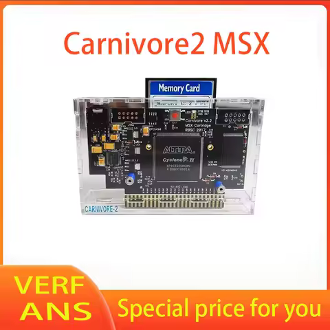 Carnivore2 MSX cartridge Game Accessory Arcade Replacement Parts MSX Everdrive For Retro Gaming Cons