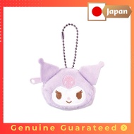 【Direct from Japan】 Tees Factory Sanrio Kuromi Characters Backpack Pouch Face H6 x W5.5 x D2cm max S