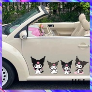 HL Kuromi car sticker waterproof modification car cartoon sticker Kuromi car decoration sticker cute