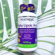 (Natrol®) Alpha Lipoic Acid Time Release 600 mg 45 Tablets กรดอัลฟาไลโปอิก