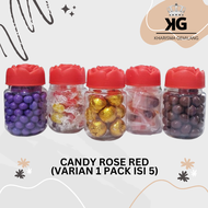 KG - CANDY ROSE MIKA (ISI 5 TOPLES) Snack Lebaran Coklat Permen 1 Pack