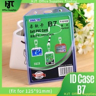 JINGTAI Soft Card Holder B7 Silicon ID Case PVC Jelly Card Case Transparent Waterproof T-016V