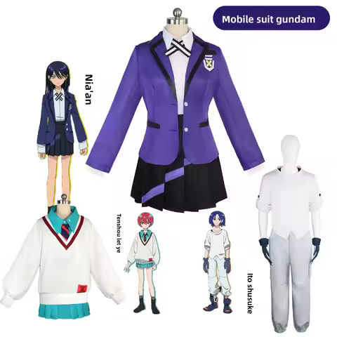 Amate Yuzuriha Cosplay Anime Machugux of Gundanm Shuji Ito Cosplay Secondary Anime Movie Costume Rol