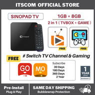 SINOPAD TV ANDROID TVBOX + GAME SYSTEM | FREE MOVIE APPS | FREE GAMES CONTROL