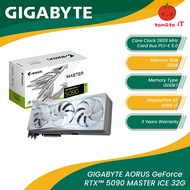 GIGABYTE AORUS GeForce RTX™ 5090 MASTER ICE 32G Graphics Card - GV-N5090AORUSM ICE-32GD