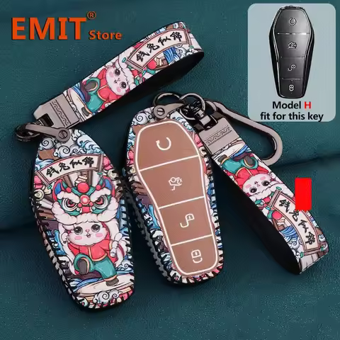 Car Key Case for BYD Second Song Pro Tang Dm QIn PLUS MAX Yuan Generation Atto 3 Han EV Dolphin Key 