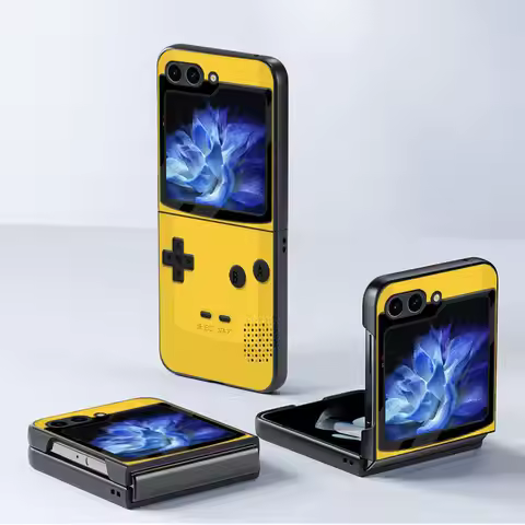 Classic Game Gaming Case for Samsung Galaxy Z Flip 6 5G Z Flip 4 5G Z Flip 3 Z Flip5 ZFlip3 ZFlip5 H