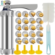 Cookie Press Kit DIY Cookie Press Decorating Kit Detachable Cookie Decorating Press with 4 Icing Noz