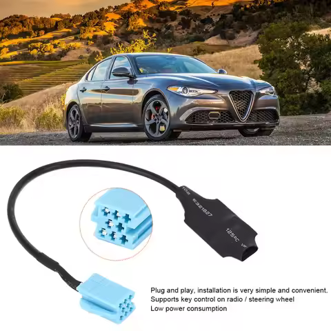 Bluetooth Music Adapter Car Bluetooth Audio Module Car Bluetooth Audio Adapter Radio Stereo Accessor