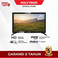 led tv polytron pld24v1853 digital tv 24 inc - luar palembang