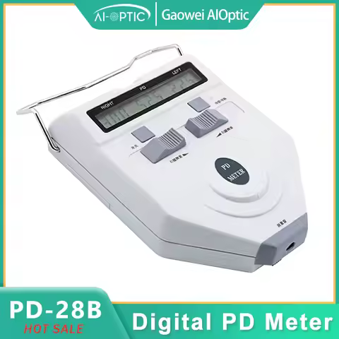 PD-28B Digital Pupil Distance Meter | CE Approved Slide Optical PD Meter Professional Optometry Tool