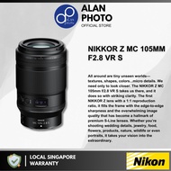 Nikon NIKKOR Z MC 105mm F2.8 VR S Macro Lens for Nikon Z9 Z8 Z7 ii Z6 ii Z5 Zfc Z30 | Nikon Singapore Warranty