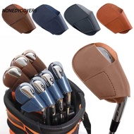 NONEDYODYER5 Golf Iron Head Cover Long Neck Driver Sport Leather Golf Rod Sleeve