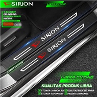 CARBON 3D step protector for daihatsu sirion 9pecs car
