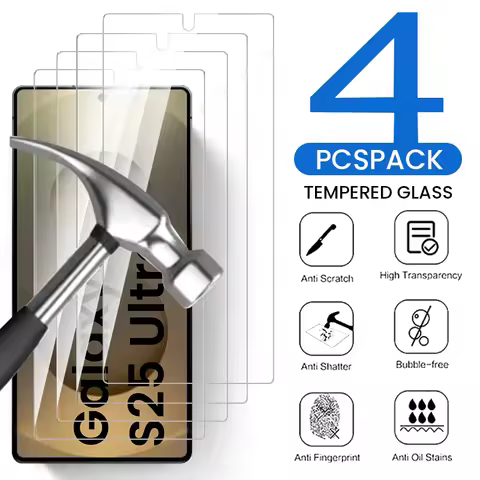 4Pcs Protective Glass For SamsungS25 Samsung Galaxy S 25 S25 Ultra Plus S24 5G S25+ 9H Screen Protec