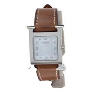 HERMES womens watches quartz wrist watch analogues Leather White Brown HH1.210 Direct from Japan Sec