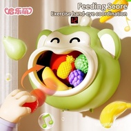 Qilemeng Monkey Toys Shooter Games for Kids Fun Hammer Target Shooting Game Scoring game for Kids Ed