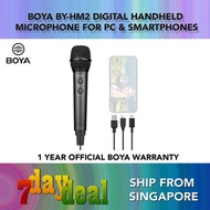 BOYA BY-HM2 (USB / Lightning / TYPE-C) Digital Handheld On-desk Microphone (For Smartphone / Compute