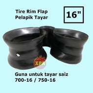 16" lapik Baru Tayar Lori 3ton 5 tan Pelapik Tak pernah pakai - New Truck Tire Rim Flaps Hino Delta Isuzu  700-16 750-16